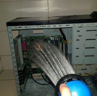 Computer washing
